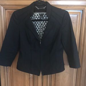 Sleek modern jacket/topper for tank/cami/shell...